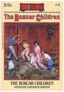 Cover image of "The Boxcar Children" by Gertrude Chandler Warner.