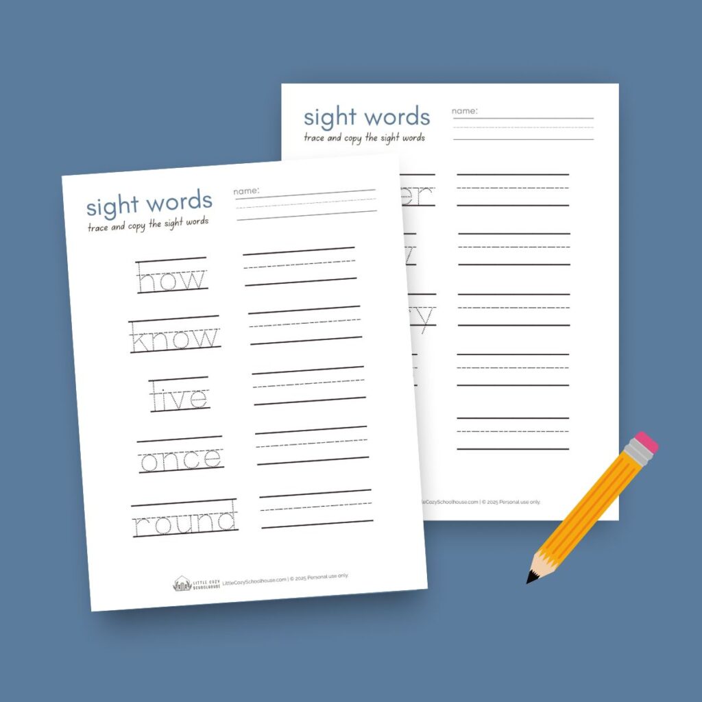 Sight Word Practice