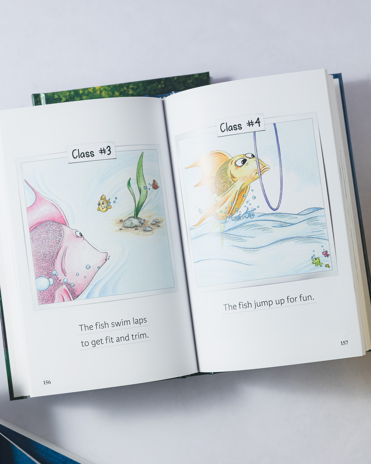 A page inside a reader from All About Reading Level 1.